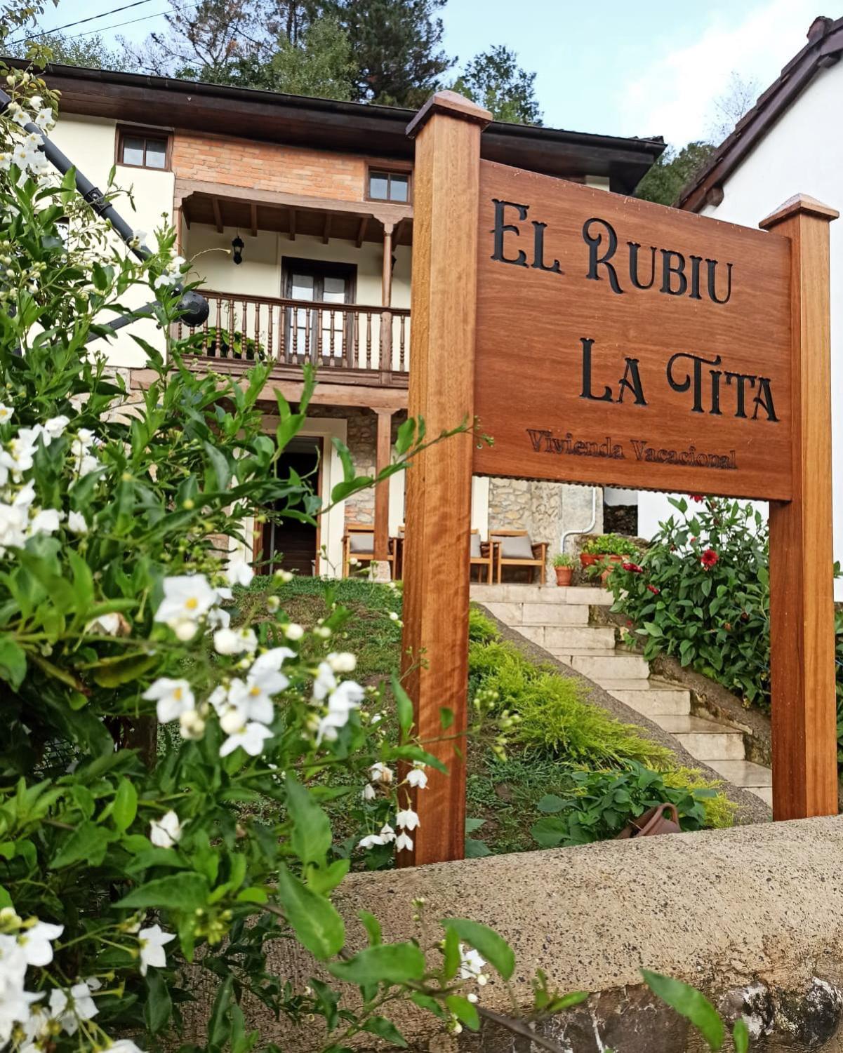 Villa El Rubiu La Tita Llano-Con Exterior foto